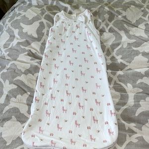 Kyte baby sleep sack llama print